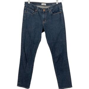 Big Star Women's Hydra Cigarette Blue Stretch Denim Jeans Size 29 Mid Rise